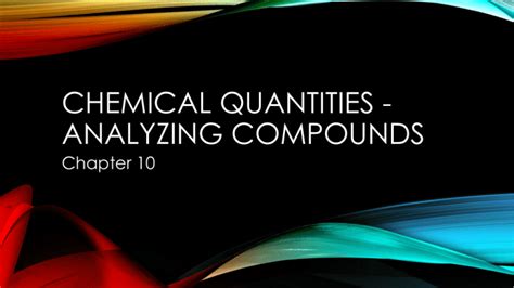 you are analyzing a compound in the laboratory|Biology chapter 6.4 Flashcards .